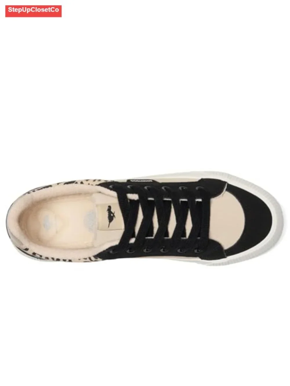 Women's Platform Sneakers, PU Suede Leopard, Plush Foam Insole, 1.3 Inch Heel
